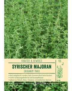 Sortenschild, Origanum maru
