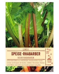 Sortenschild, Rheum rhabarbarum