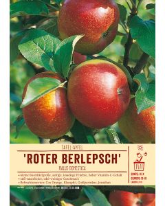 Sortenschild, Malus domestica 'Roter Berlepsch'