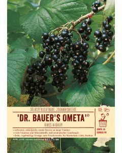 Sortenschild, Ribes nigrum 'Dr. Bauer's Ometa'(R)