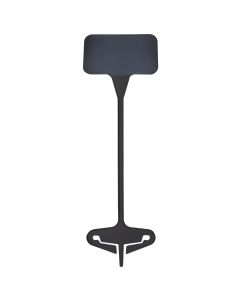 standetikett 16x10x50 cm, schwarz