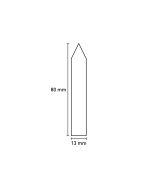 Bild Stecketiketten Handbeschriftung farbig, 13x80 mm