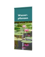 Banner "Wasserpflanzen" mit Hohlsaum