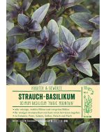 Sortenschild, Ocimum basil. 'Magic Mountain'