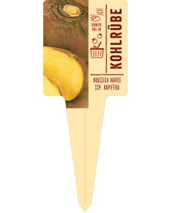 Brassica napus ssp. rapifera, Bildstecketikett VS: