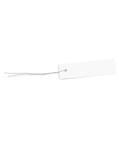Drahthängeetikett 100x30 mm, weiß