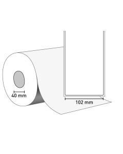 Etiketten auf Rolle 102 mm x 33 m