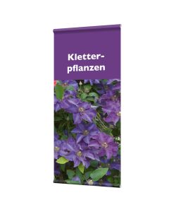 Banner "Kletterpflanzen" mit Hohlsaum