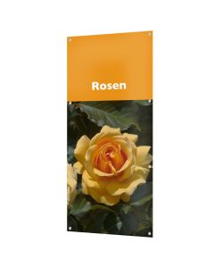 Banner "Rosen" mit Ösen
