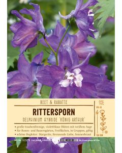 Sortenschild, Delphinium Hybr. 'K?nig Arthur'