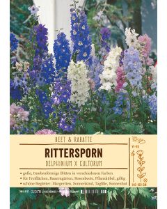 Sortenschild, Delphinium x cultorum