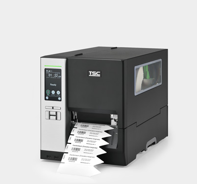 Thermotransfer-Etikettendrucker mit Stecketiketten