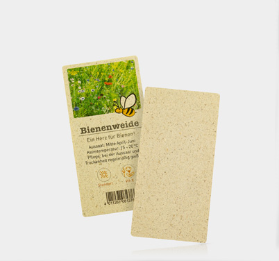 Grasspapier Etiketten