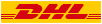 Logo des Versanddienstleisters DHL in den Farben Gelb und Rot