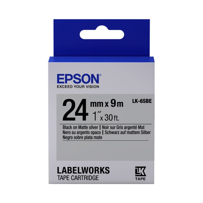 Silberne Schriftbander Mit Epson Labelworks Bedrucken Guse