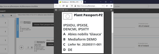 Plant Passport as a PDF - Print preview Plant Passport as a PDF - Print preview